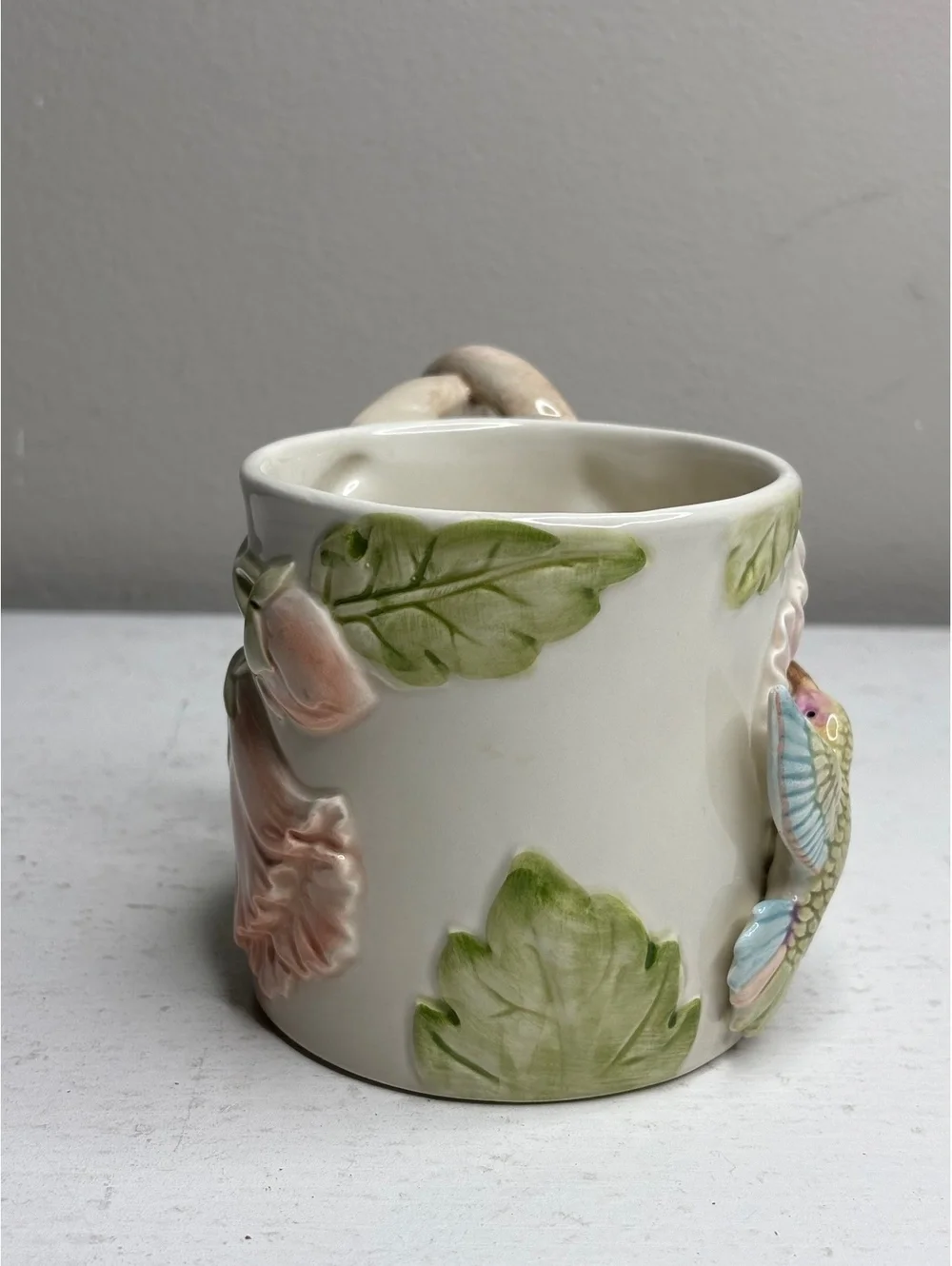 Fitz & Floyd Hummingbird Sculpted (3D) Mug